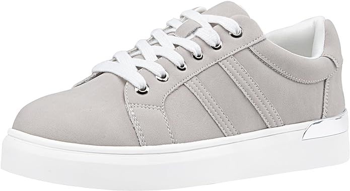 Jeossy Women's 8011 Fashion Sneakers, Lace-up Casual Sneaker, Tennis Walking Dress Shoes for Lady | Amazon (US)