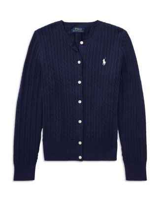 Girls' Cable-Knit Cardigan - Little Kid, Big Kid | Bloomingdale's (US)