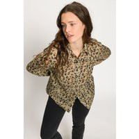 Leopard Print Shirt Blouse | Ulla Popken - US