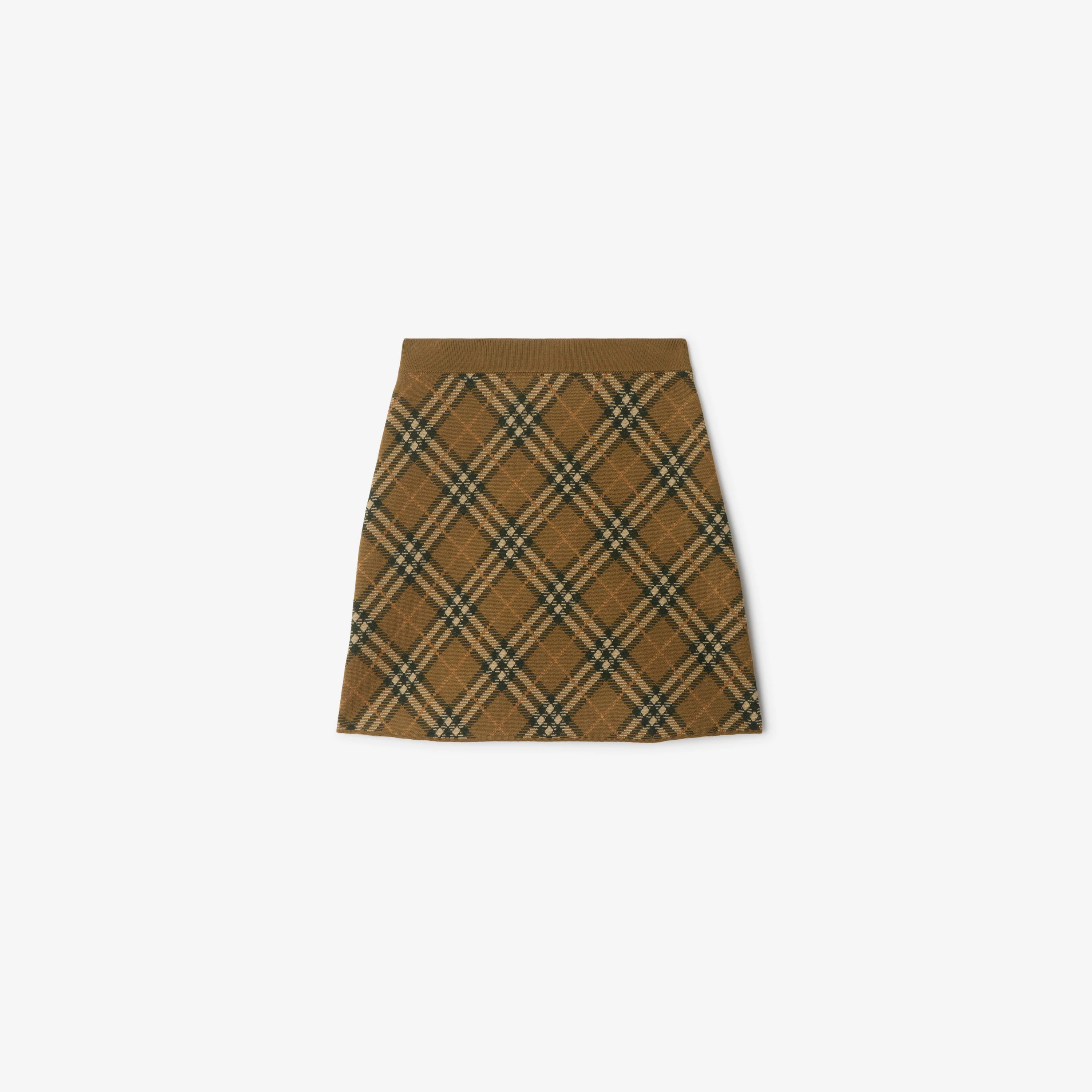 Check Wool Blend Mini Skirt | Burberry (US)