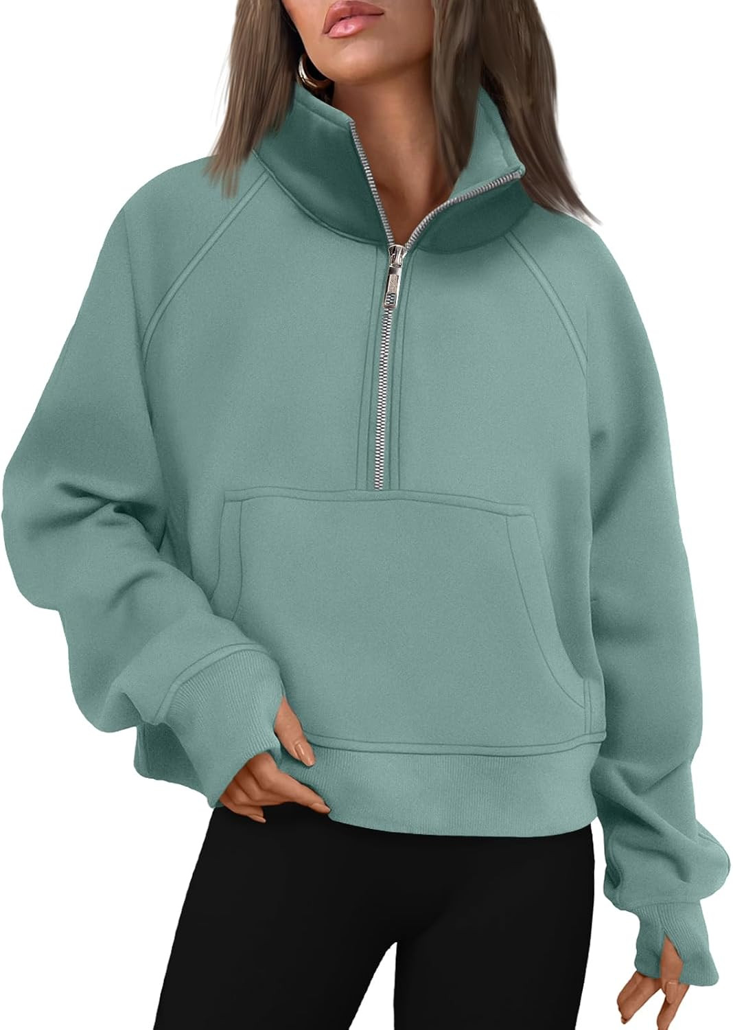 AUTOMET Womens Sweatshirts Half Zip Fleece Pullover Fall Outfits | Amazon (US)