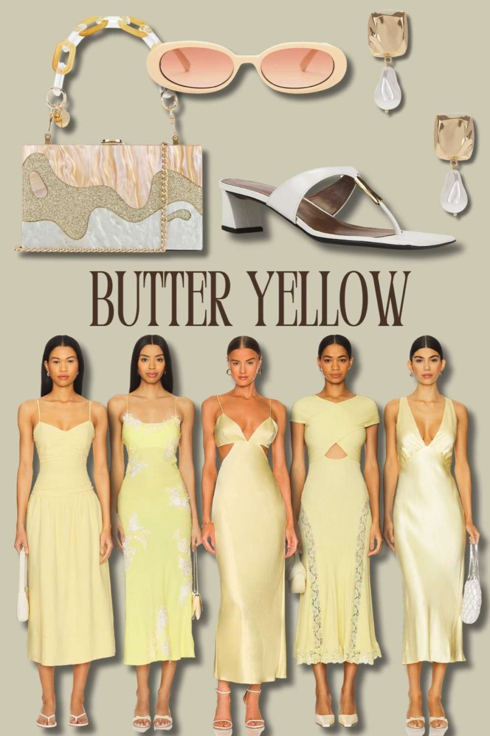 Butter yellow is the color of the season ☀️✨ Whether you're dressing for a spring wedding, brunch with the girls, or a summer vacation, these soft yellow dresses from Revolve are your go-to for a chic, feminine look. From flowy silhouettes to flirty minis, embrace the sunshine in style.

#ButterYellowDress #YellowDressInspo #RevolveDresses #SpringOutfitIdeas #SummerWeddingGuest #YellowAesthetic #PastelFashion #LTKStyle #ChicOutfitIdeas #ColorTrends2025 #WeddingGuestLook #SoftGirlStyle #VacationWardrobe #SpringStyleEdit #RevolveStyle 

 #LTKSeasonal #LTKParties #LTKWedding
