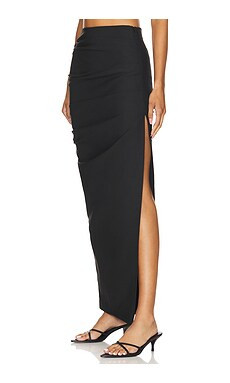 NBD Sandy Maxi Skirt in Black from Revolve.com | Revolve Clothing (Global)