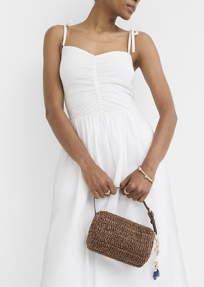 Petite tie strap white summer dress.Hey I am 4'11/150cm petite fashion expert and I share style tips and fashion for short women.

#LTKPetite #LTKMidsize