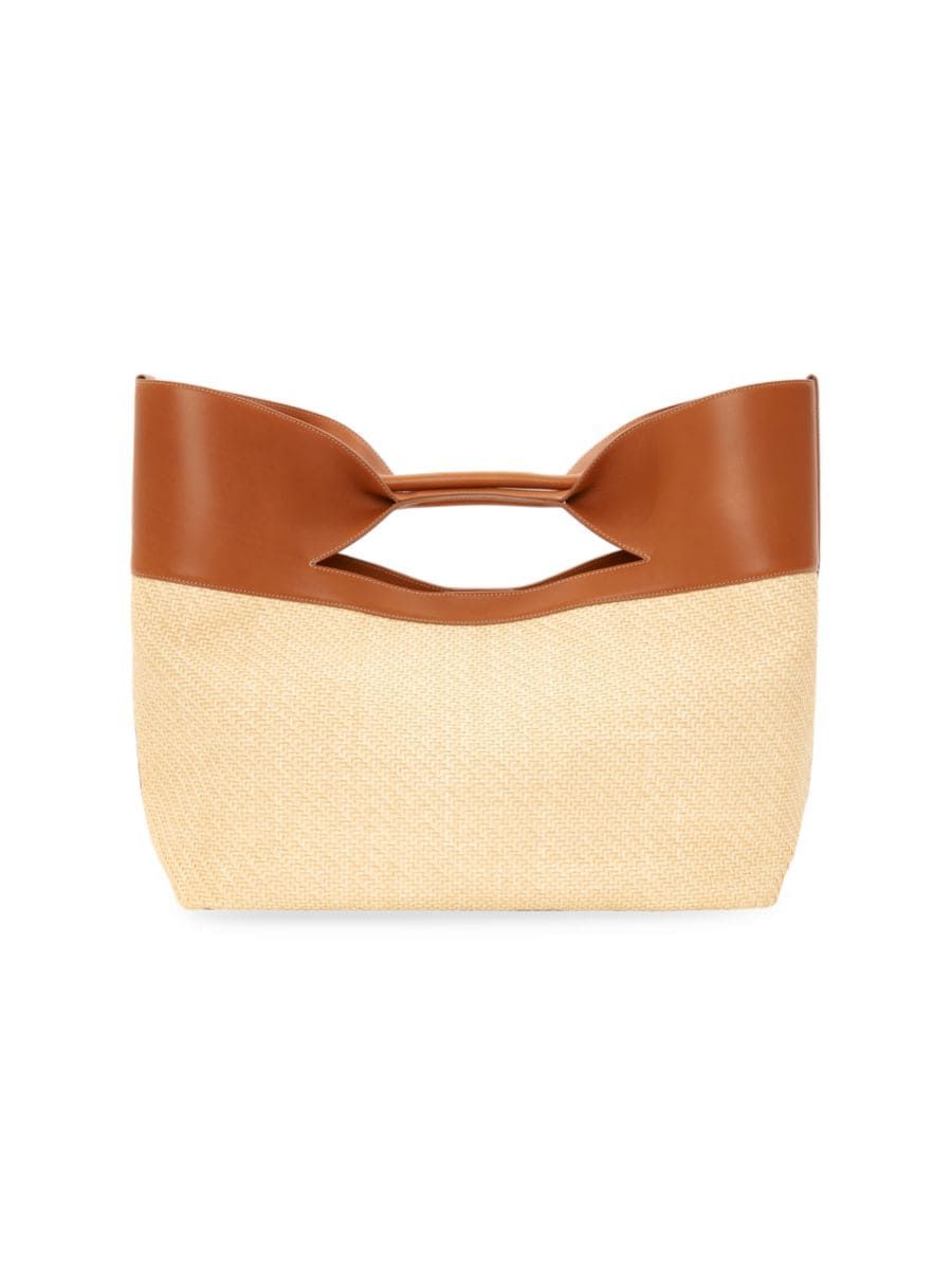 Bow Bag In Raffia | Saks Fifth Avenue