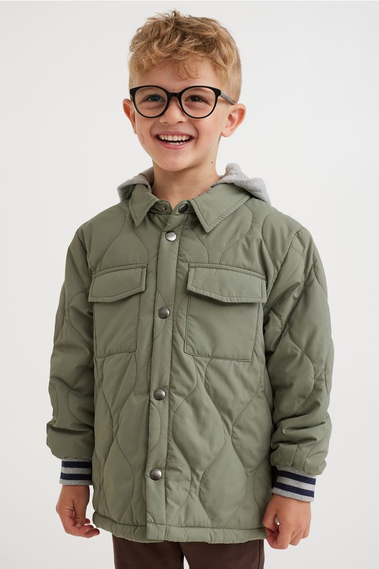 Hooded Quilted Jacket | H&M (US + CA)