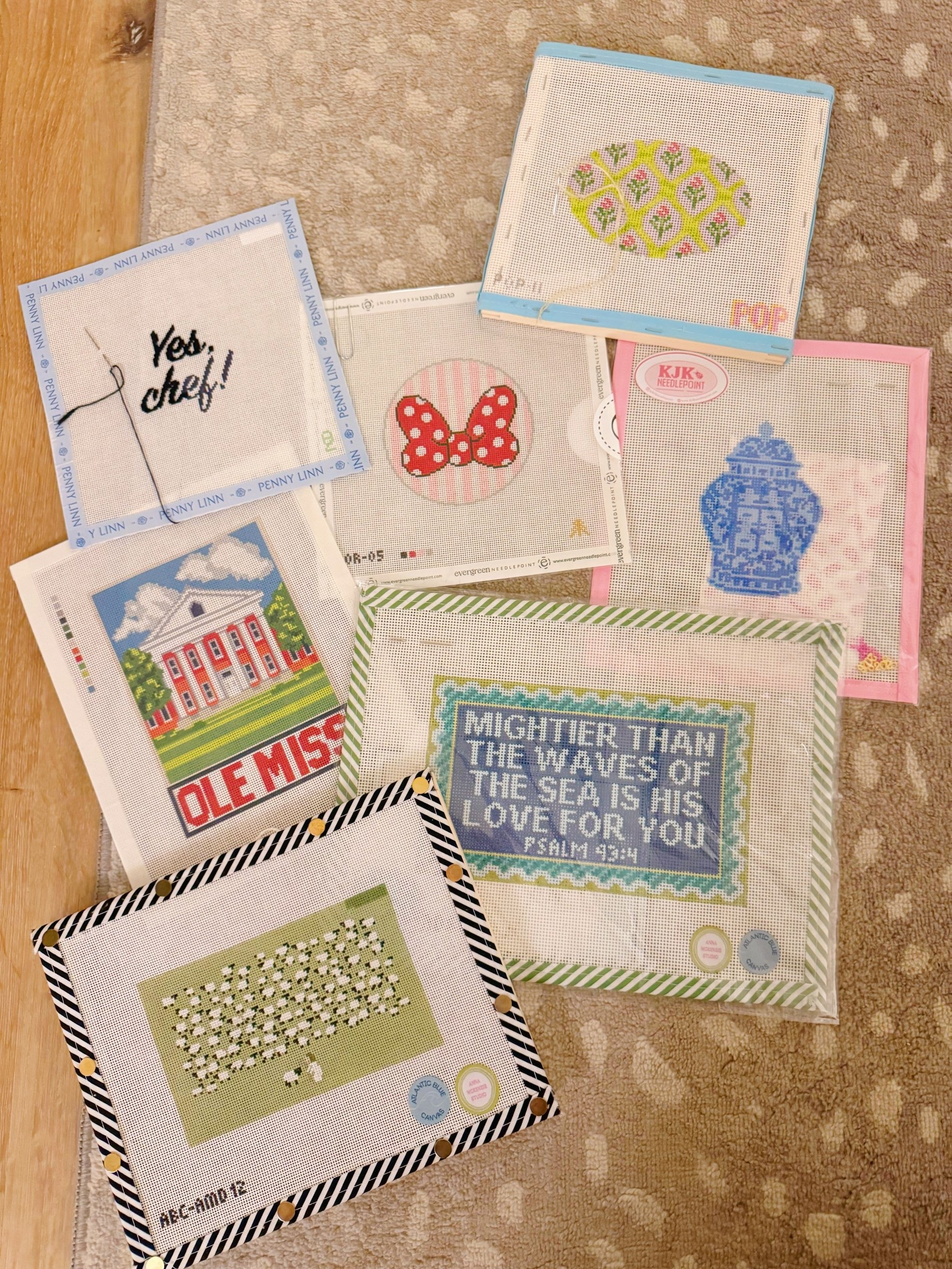 Needlepoint canvases that I can’t wait to stitch! 

#LTKHome #LTKSeasonal #LTKdayinmylife