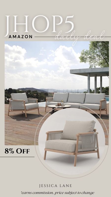 Amazon daily deal, save 8% on this gorgeous woven outdoor patio chair and sofa, sold separately.Patio furniture, woven patio chair, outdoor furniture, seasonal finds, outdoor living

#LTKSaleAlert #LTKSeasonal #LTKHome