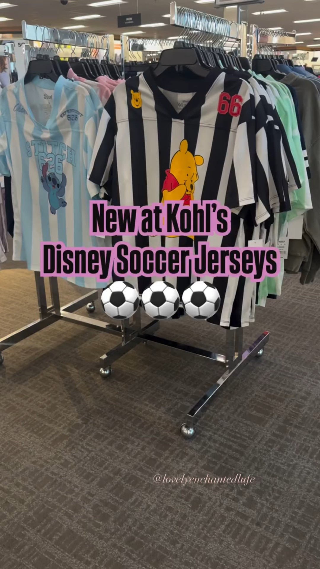 The hottest trend of the season has landed at Kohl’s🌟Embroidered Disney Soccer Jerseys! I’ve seen Baseball and Football but not Soccer..until now 😍 The Soccer mom in me got happy - I got the Pooh one and used my #kohlscash 😉



#disney #disneyfinds #disneymerch #disneyblogger #fyp #disneyjersey #disneysoccer #disneysports #disneystyle

#LTKActive #LTKSaleAlert #LTKStyleTip