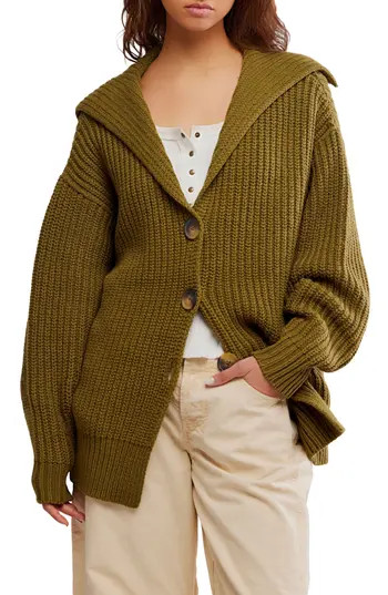 Free People Swim Too Deep Cardigan in Oregano at Nordstrom Rack, Size Large | Nordstrom Rack