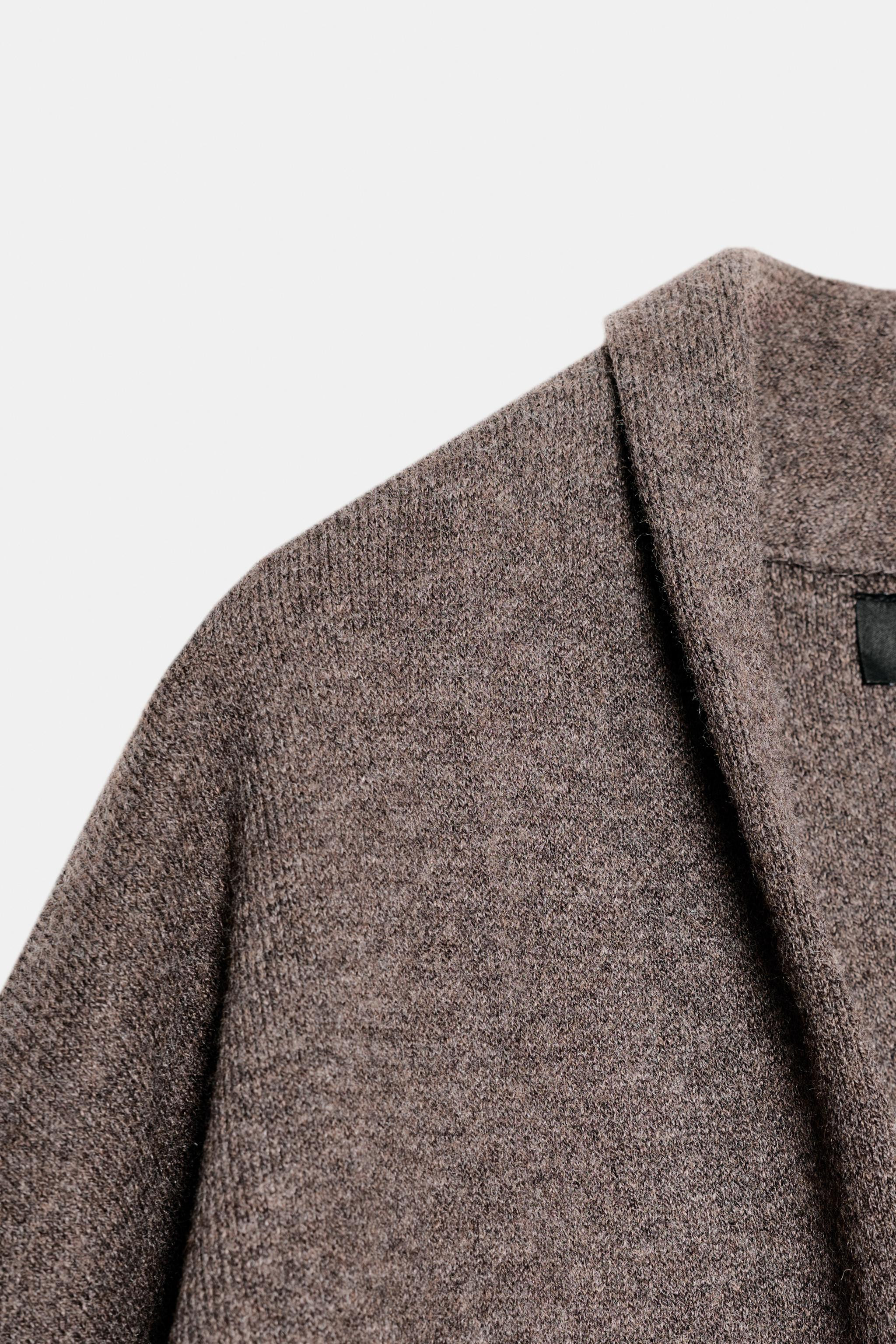 LONG KNIT COAT | Zara US