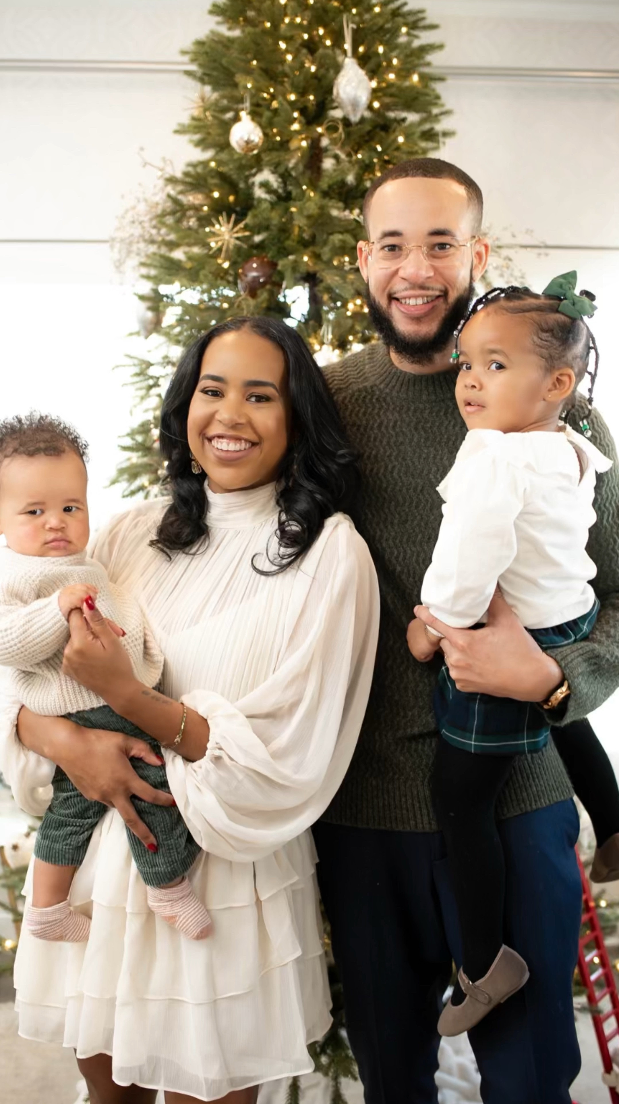 Holiday family Matching Outfit Ideas for family photos! The color scheme was neutrals, green, and blue! 

 

#LTKHoliday #LTKFamily #LTKSeasonal