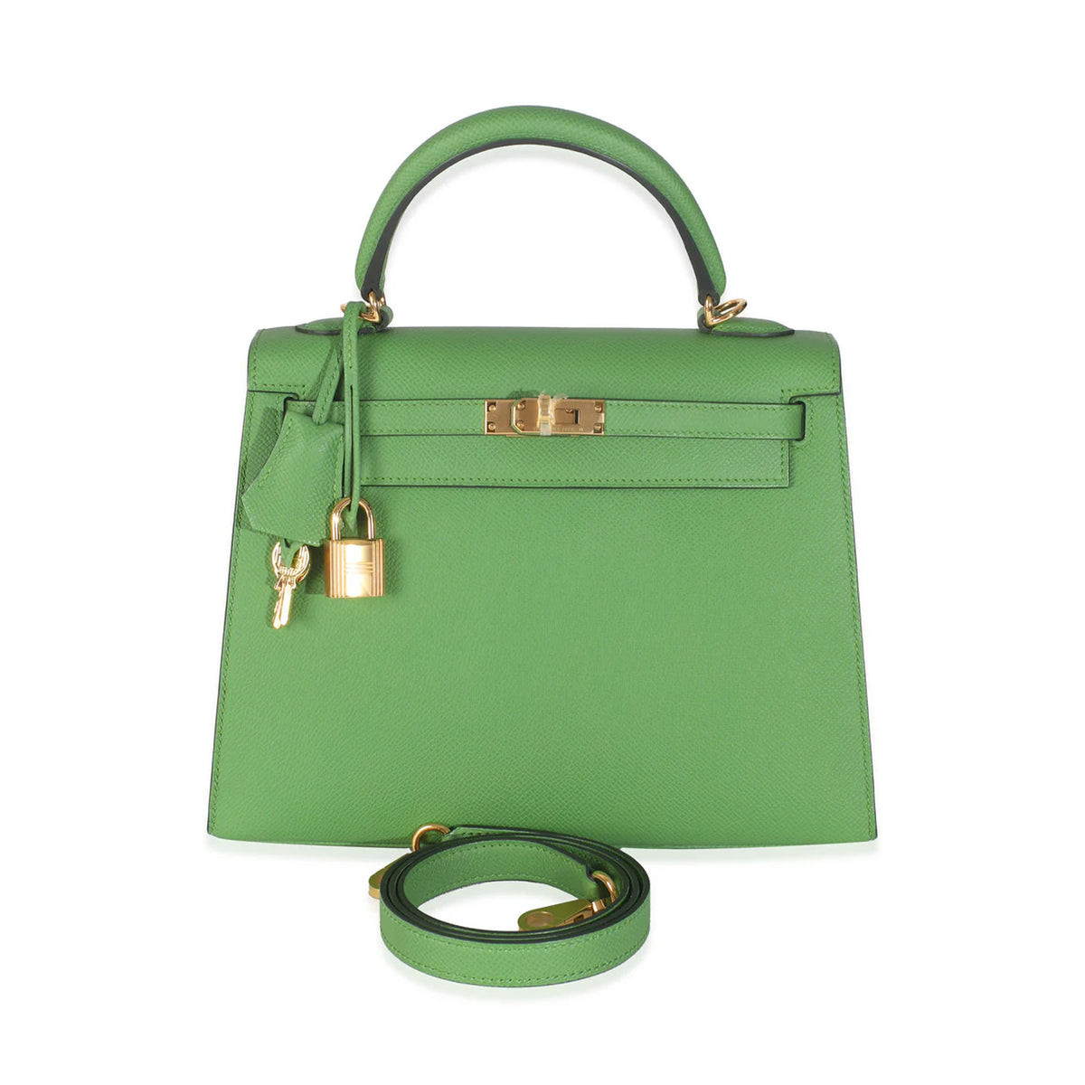 Hermès Vert Yucca Epsom Sellier Kelly 25 | Over The Moon