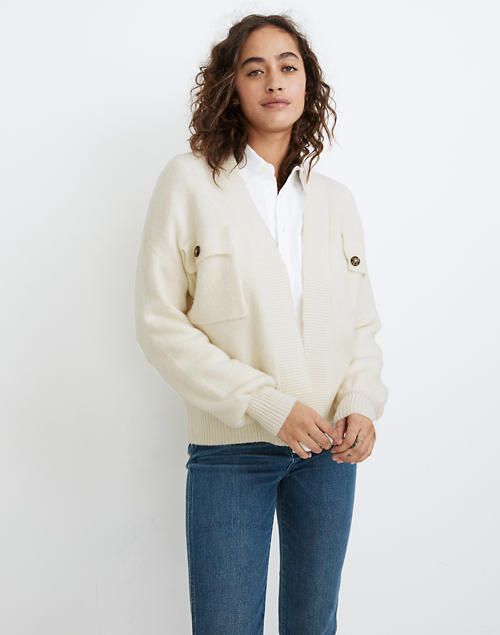 Cargo Cardigan Sweater | Madewell