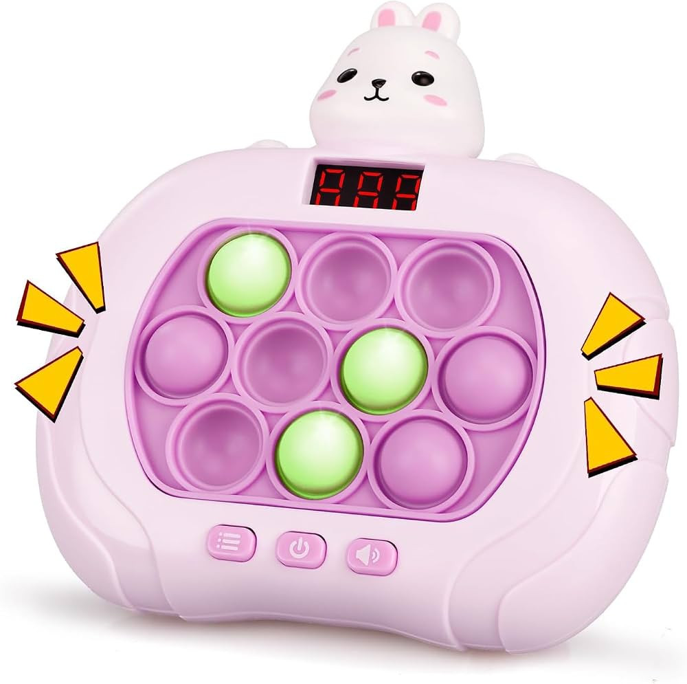Blackma Fast Push Game Sensory Fidget Pop Toys for Kids, Handheld Puzzle Game Toys with LED Scree... | Amazon (US)