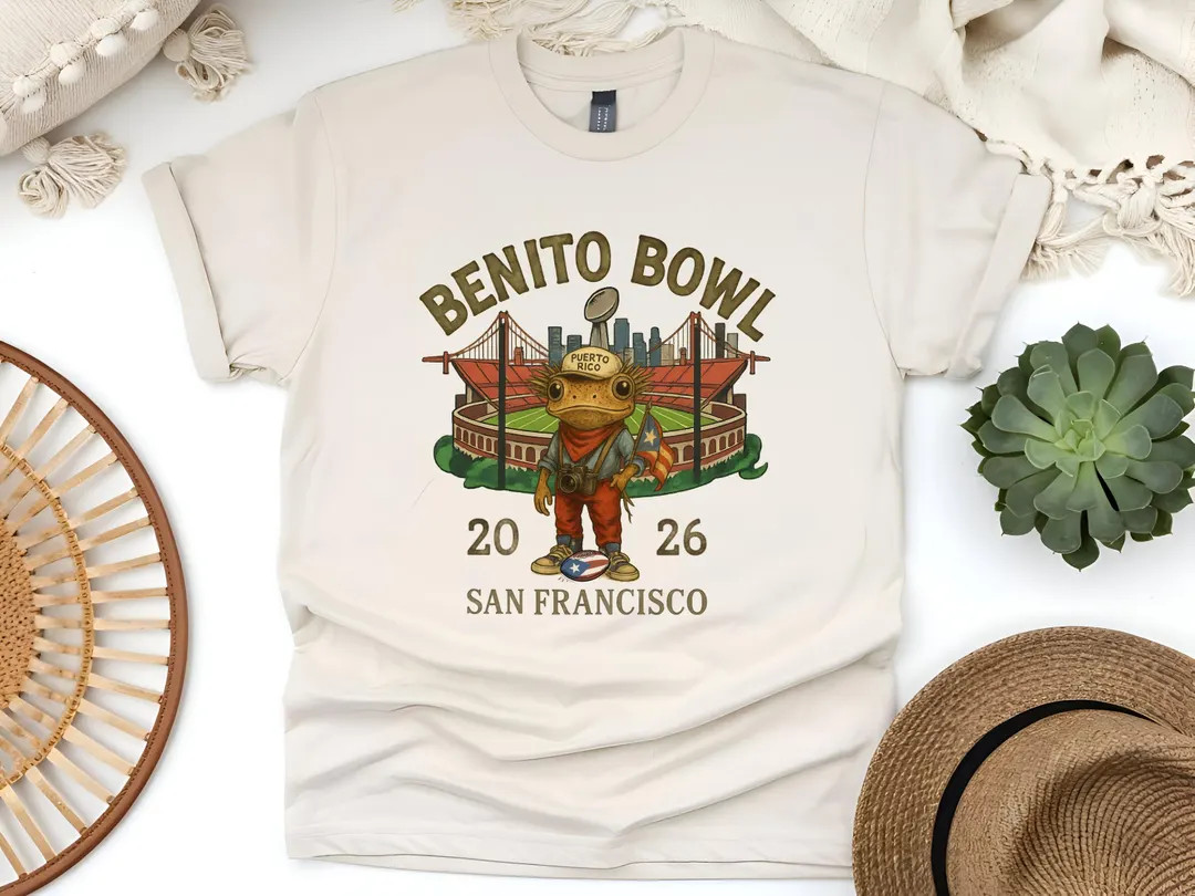Benito Bowl Shirt, Puerto Rico Coqui Frog Tee, Football Fan Gift, Benito Sweatshirt - Etsy | Etsy (US)