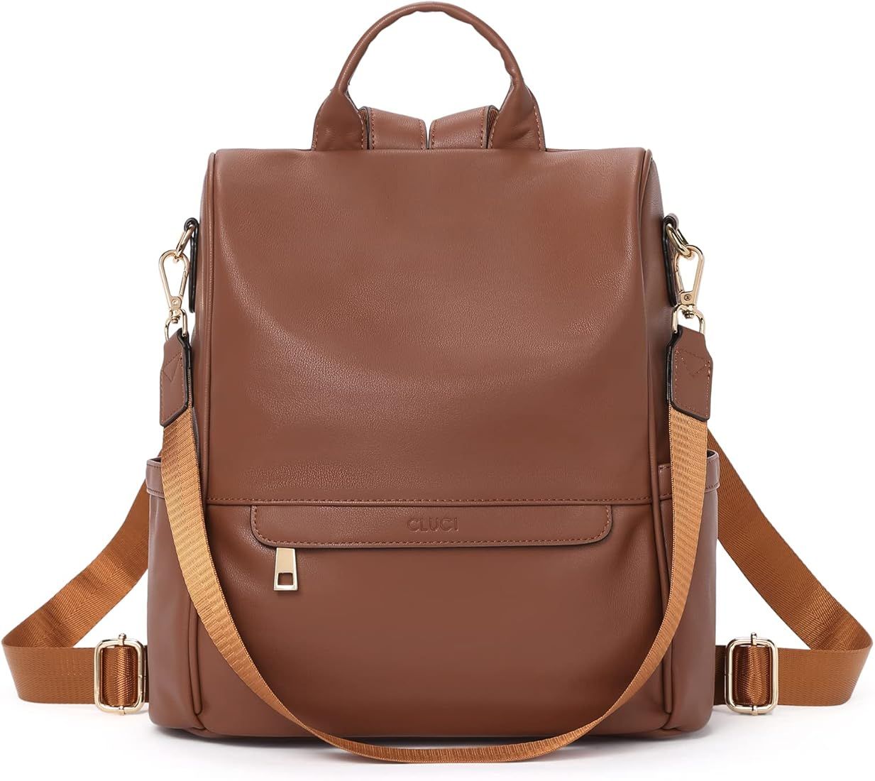 CLUCI Womens Backpack Purse Fashion Leather Ladies Travel Large Designer Convertible Shoulder Bag... | Amazon (US)