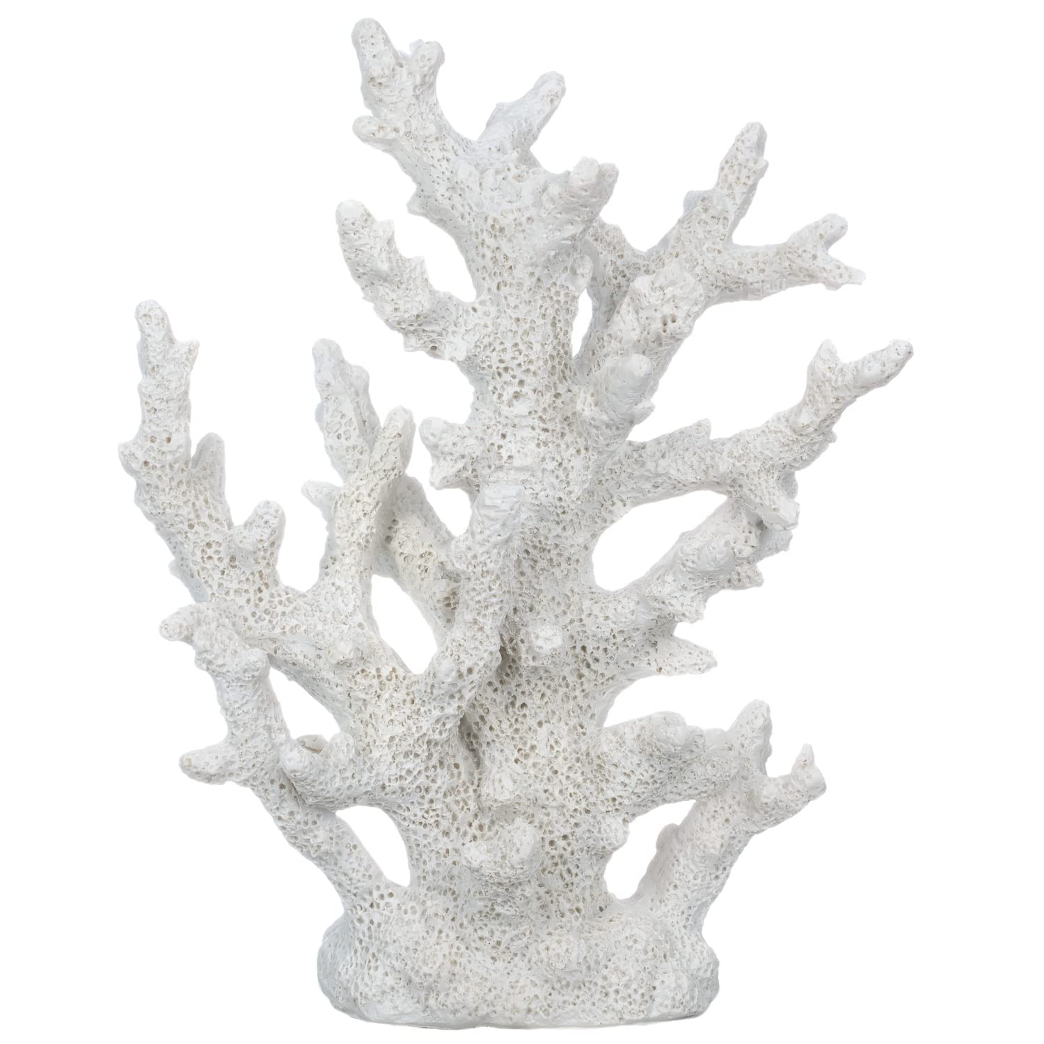 White Coral Decor – Faux Coral Reef Sculpture (9.5x7.5x3.5in) – Coastal Coffee Table Decorati... | Amazon (US)