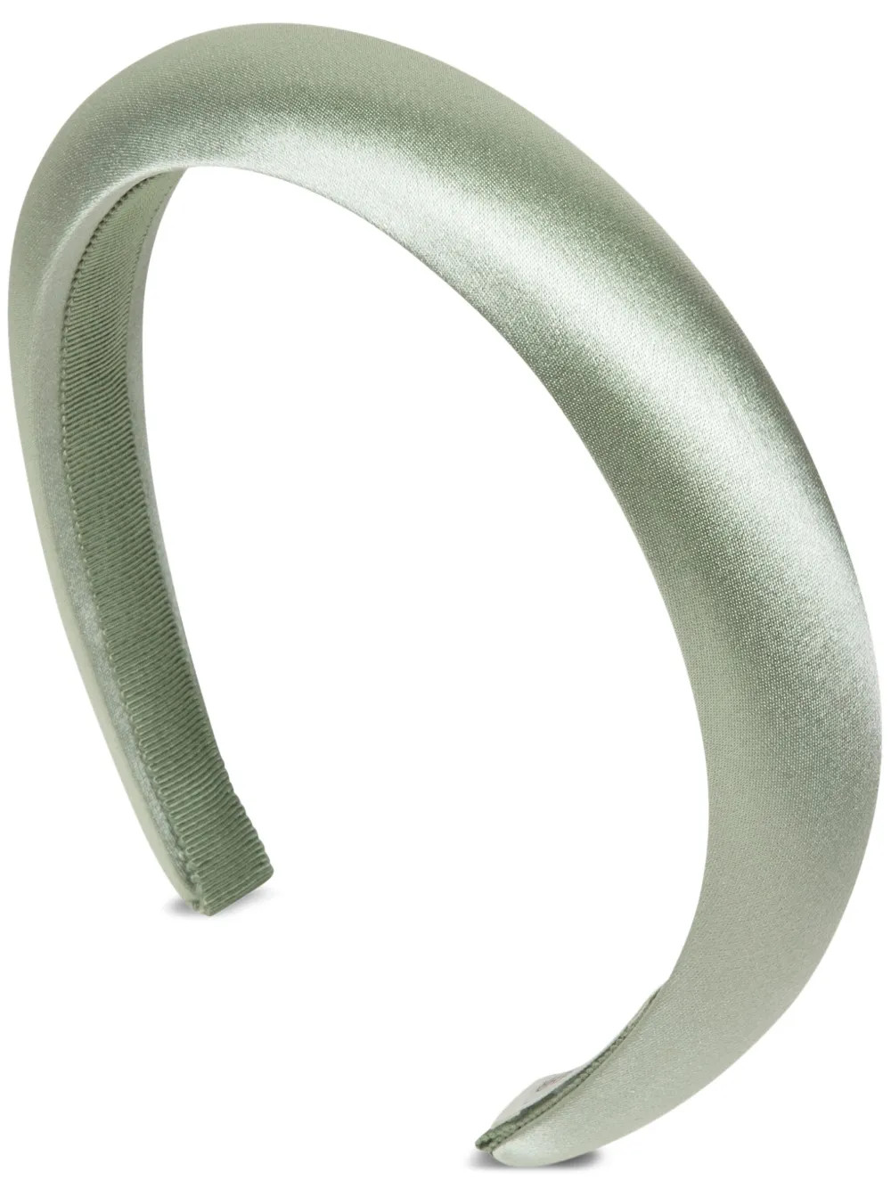 Jennifer Behr Tori Satin Headband | Green | FARFETCH | Farfetch Global