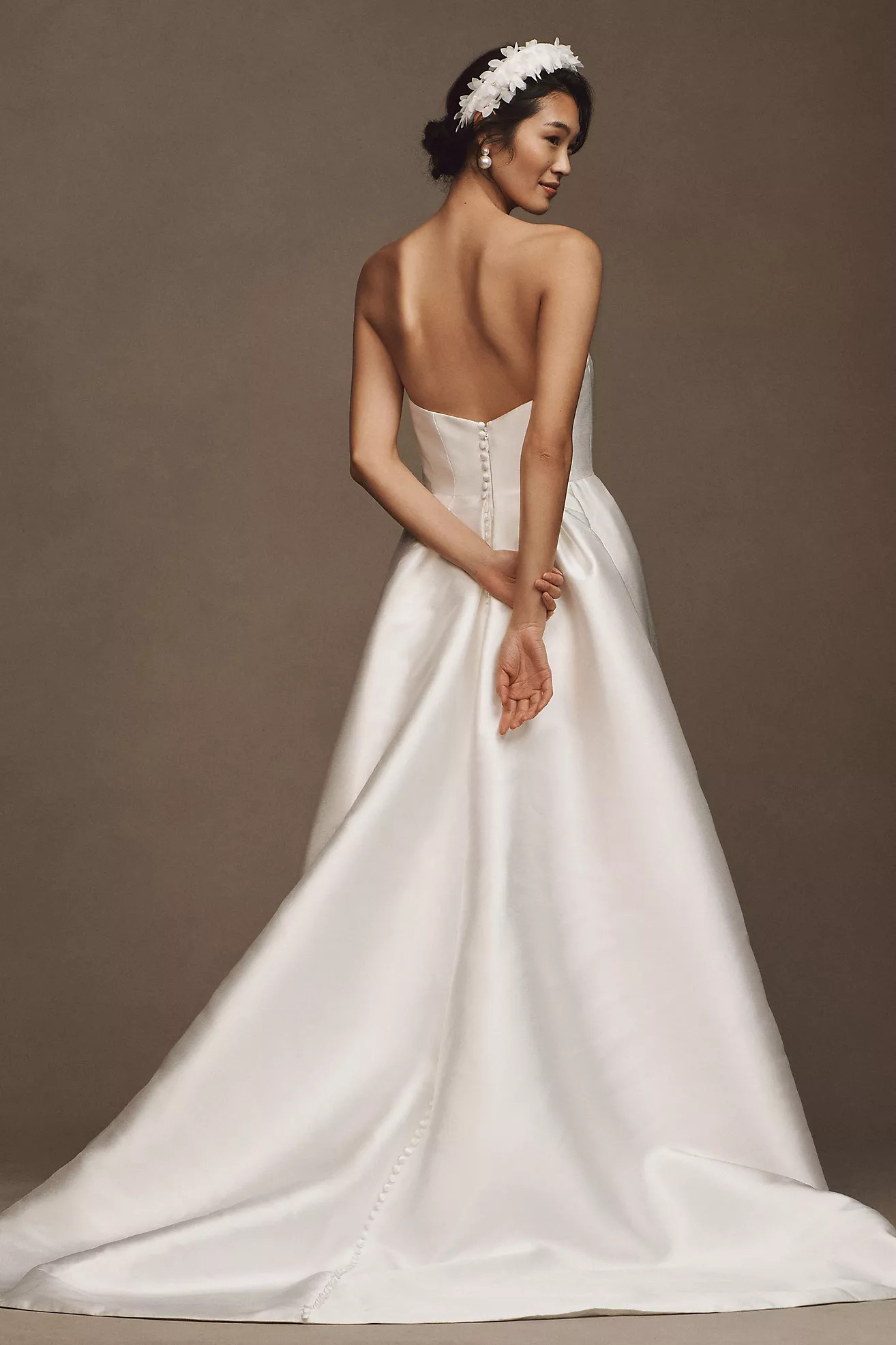 Jenny by Jenny Yoo Catherine Strapless A-Line Mikado Wedding Gown | Anthropologie (US)