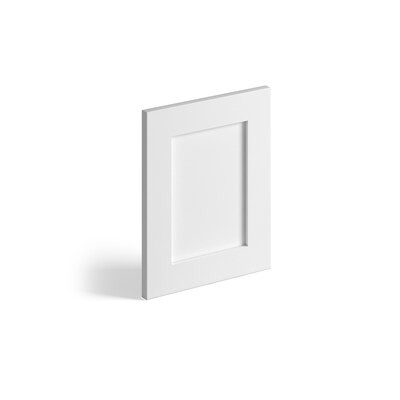 Valleywood Cabinetry Pure white 12-in W x 15-in H Pure White Painted Birch Kitchen Cabinet Sample... | Lowe's