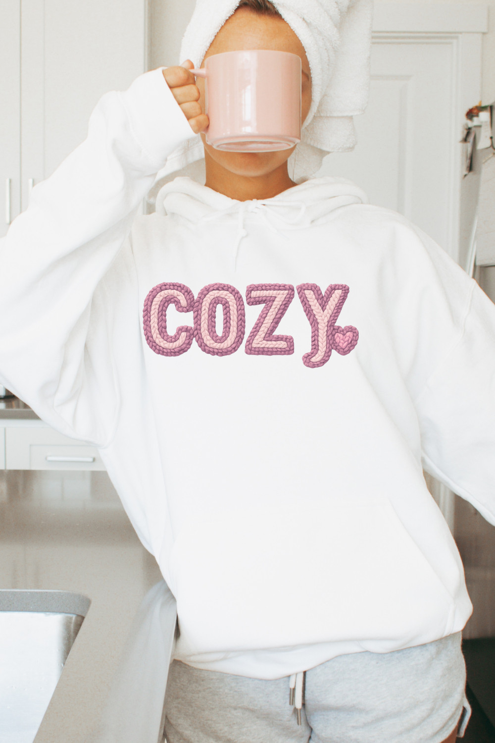 Trendy Hoodie. Faux Yarn Trend. Perfect Winter Outfit. Etsy. Unique Find. Small Business. 

 #LTKmomlife #LTKFindsUnder50 #LTKStyleTip