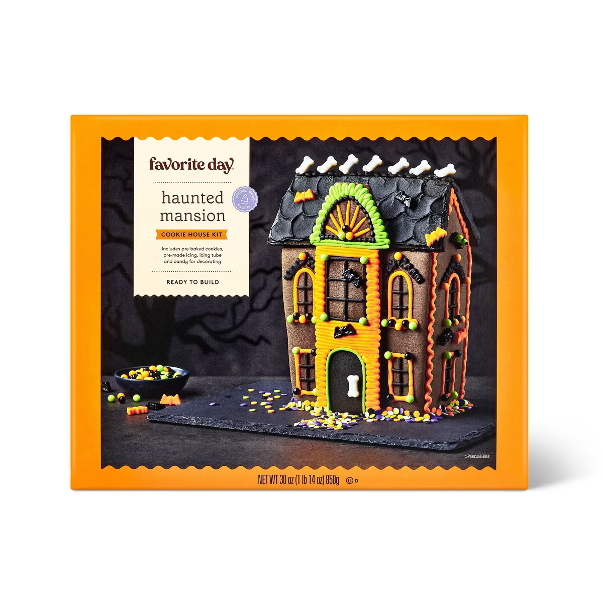 Halloween Haunted Manor Cookie House Kit - 30.2oz - Favorite Day™ | Target