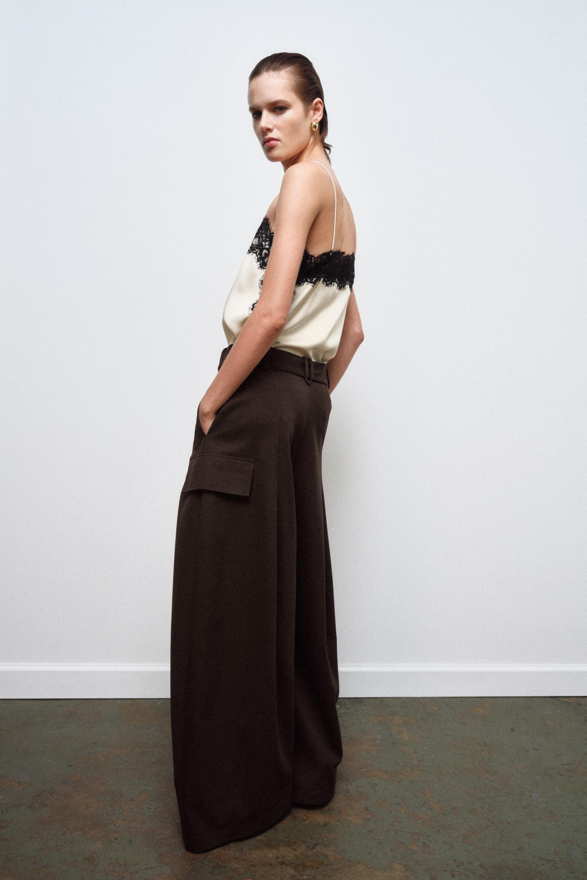 PLEATED CARGO PANTS ZW COLLECTION | Zara US