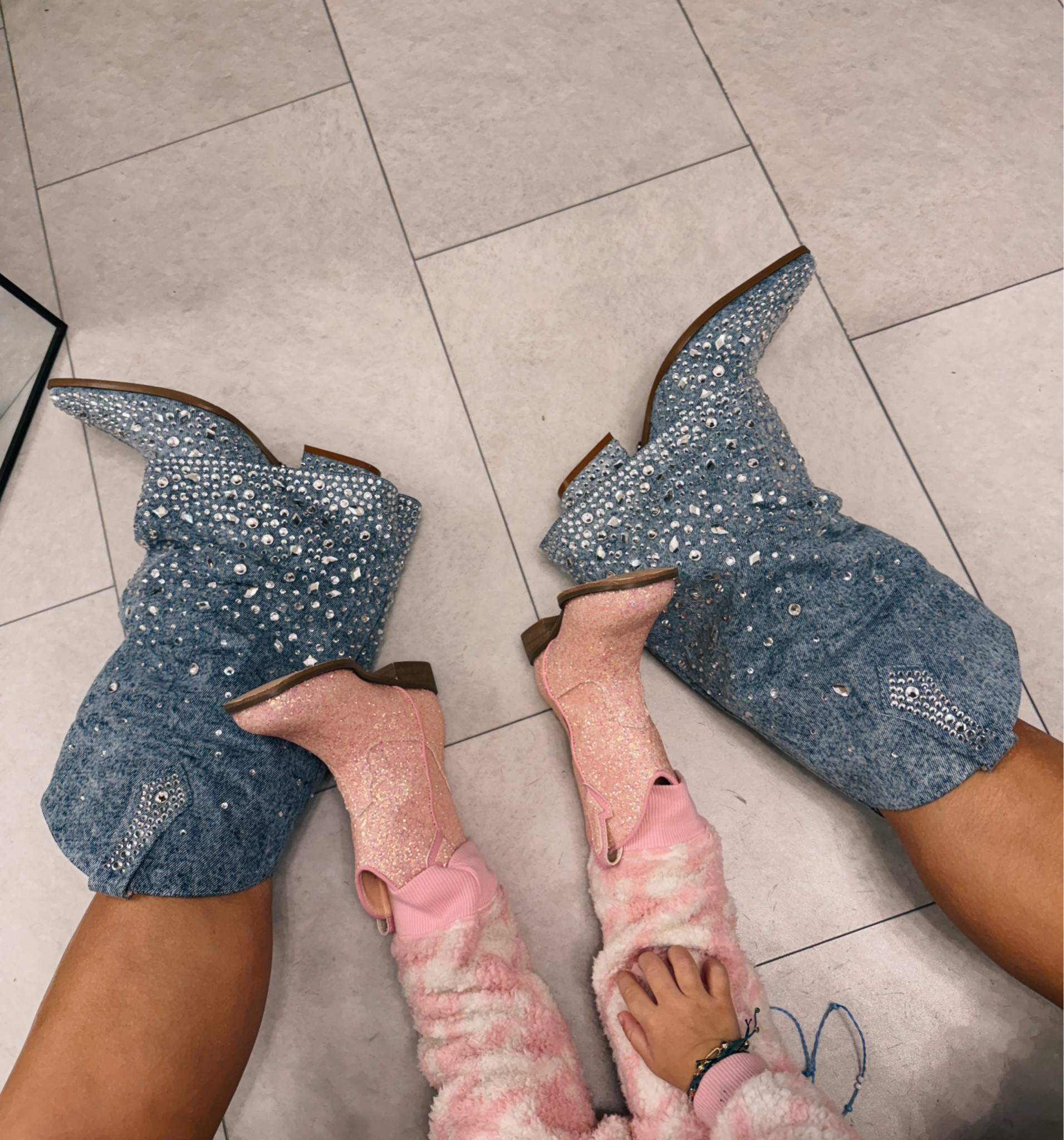 A little extra shine on our feet for 2026 ✨🤠

#LTKootd #LTKKids #LTKmomlife