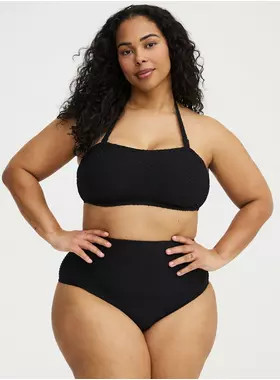 Wire-Free Smock Texture Bandeau Top | Torrid (US & Canada)