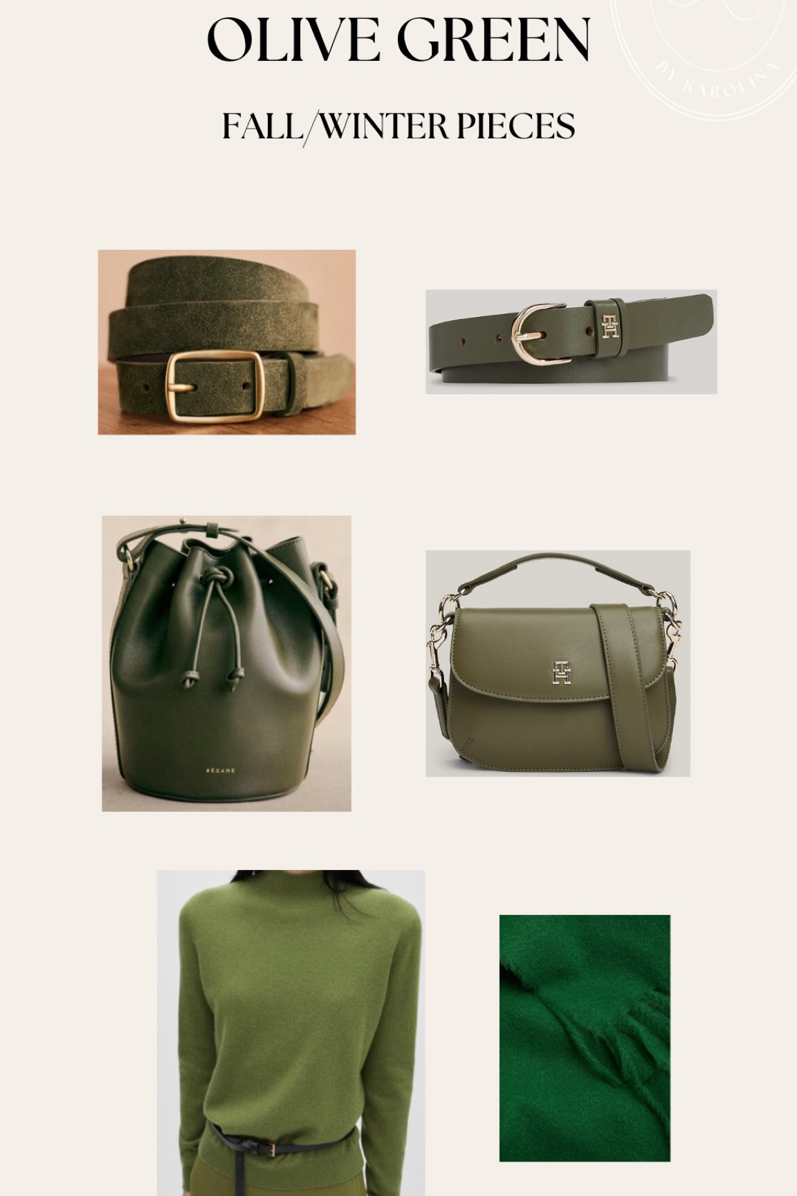 Olive Green Accessories

#LTKFallSale #LTKSeasonal #LTKStyleTip