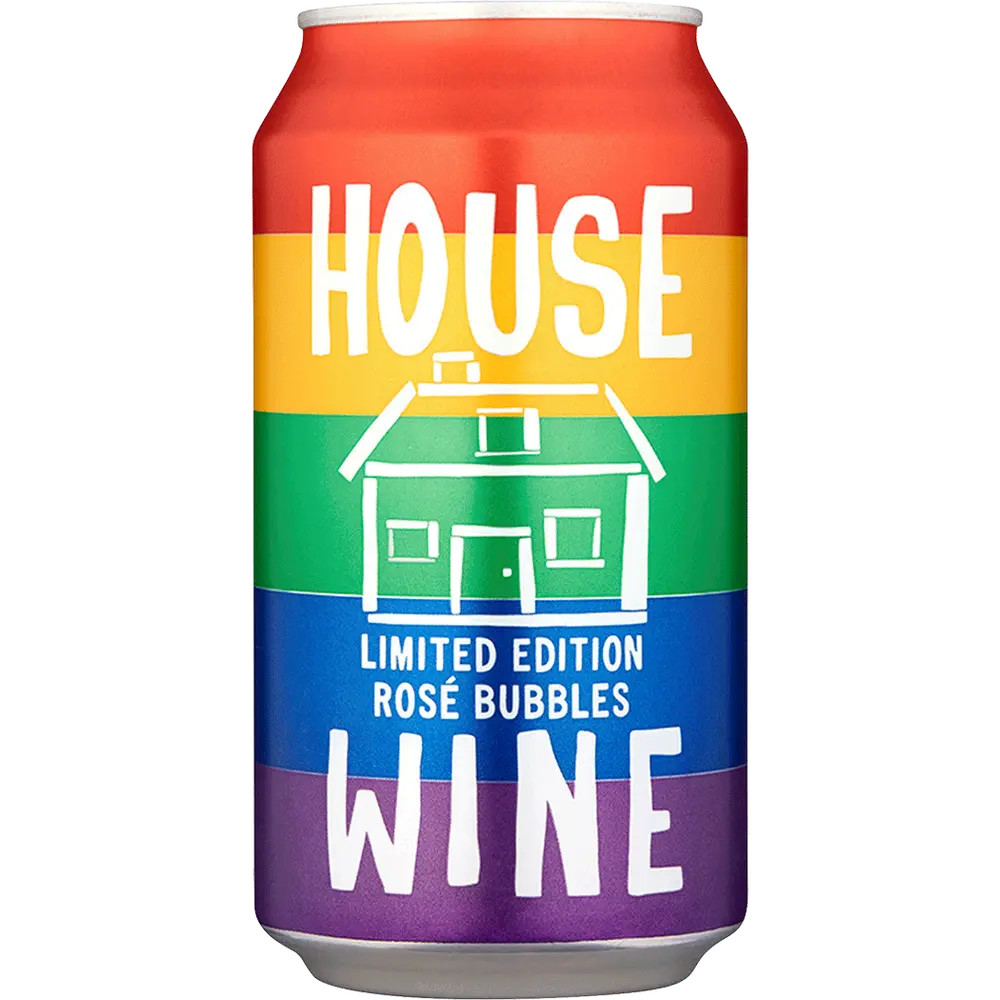House Wine Rainbow Edition Rose Bubbles | Total Wine