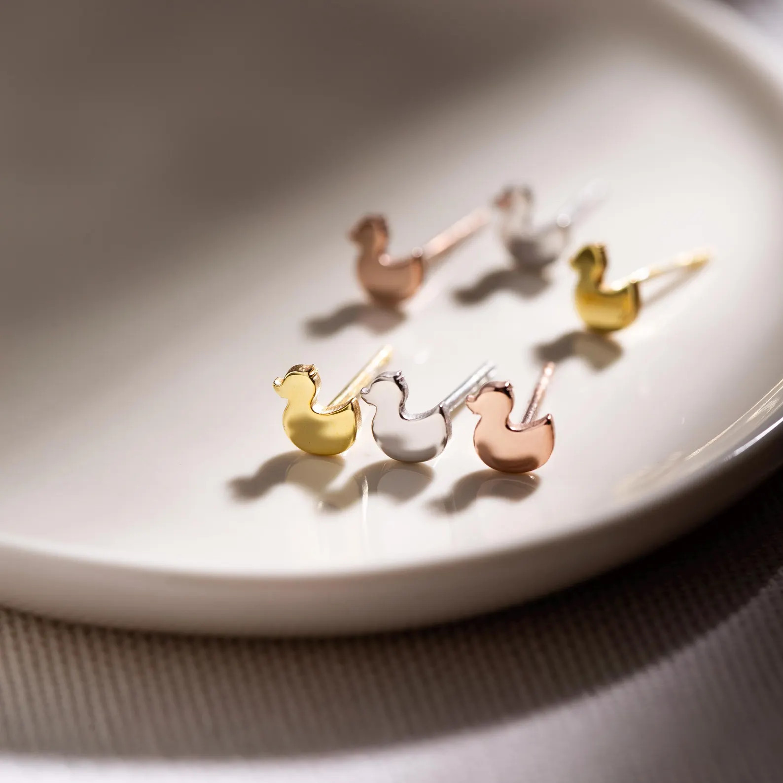 Duck Earrings, Christmas Gift for Her, Cute Duck Jewelry, Duck Studs, Duck Lover Earrings, Duck L... | Etsy (US)