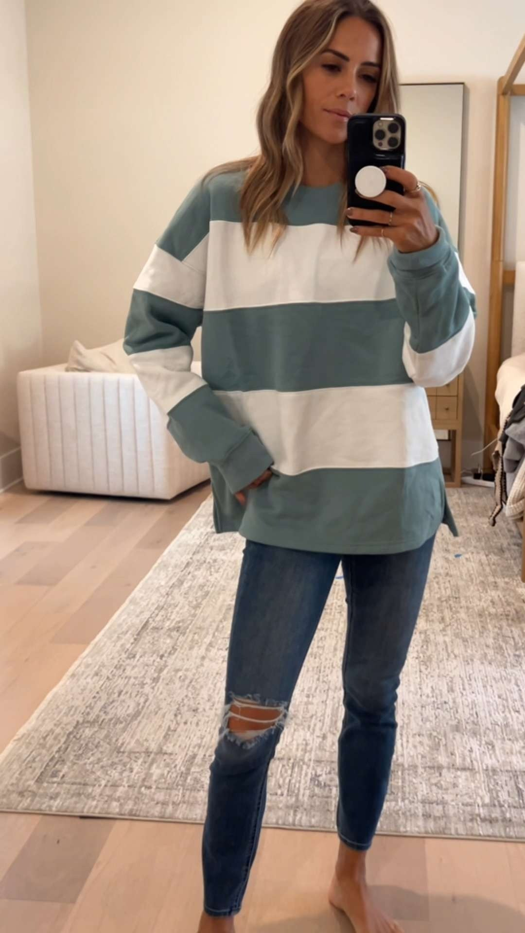 Another striped top I'm obsessed with! 

 #LTKSeasonal #LTKFindsUnder50 #LTKStyleTip