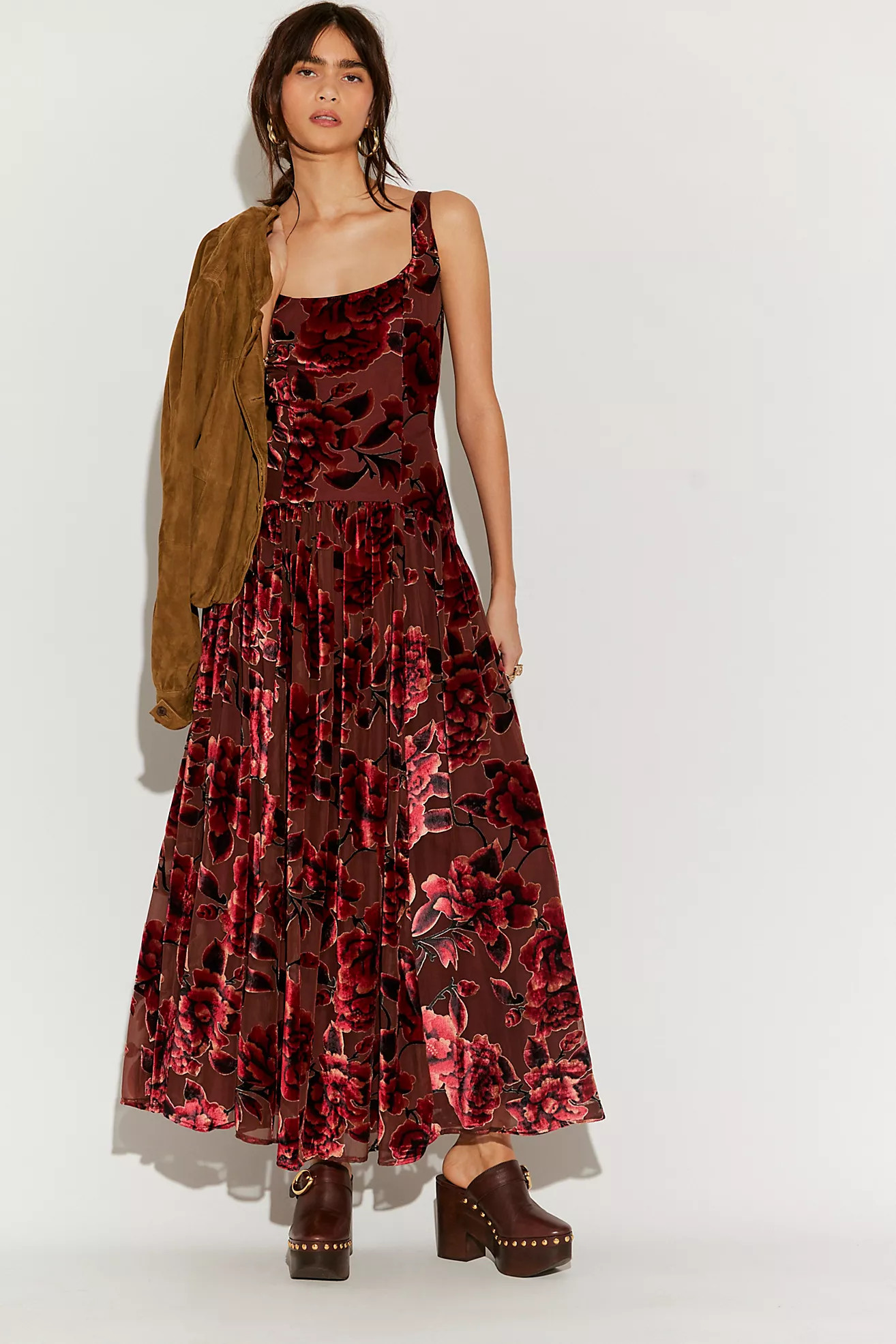 Hutch The Ridge Velvet Maxi Dress | Free People (Global - UK&FR Excluded)