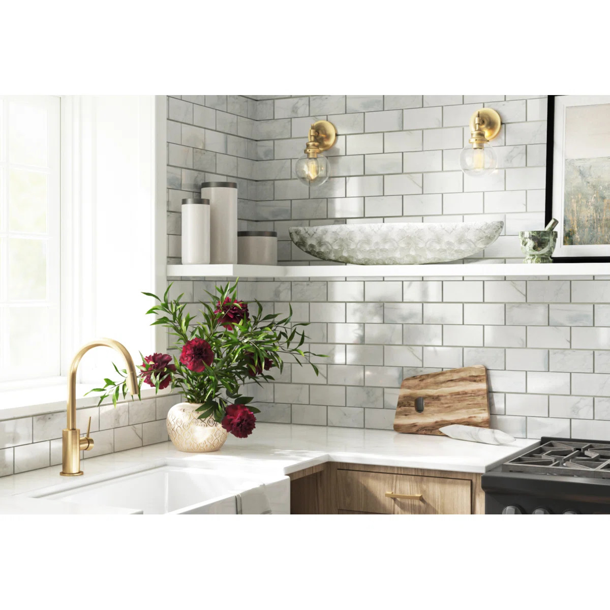 Trinsic Pull Down Sprayer Kitchen Sink Faucet, Single Handle Kitchen Faucet | Joss & Main