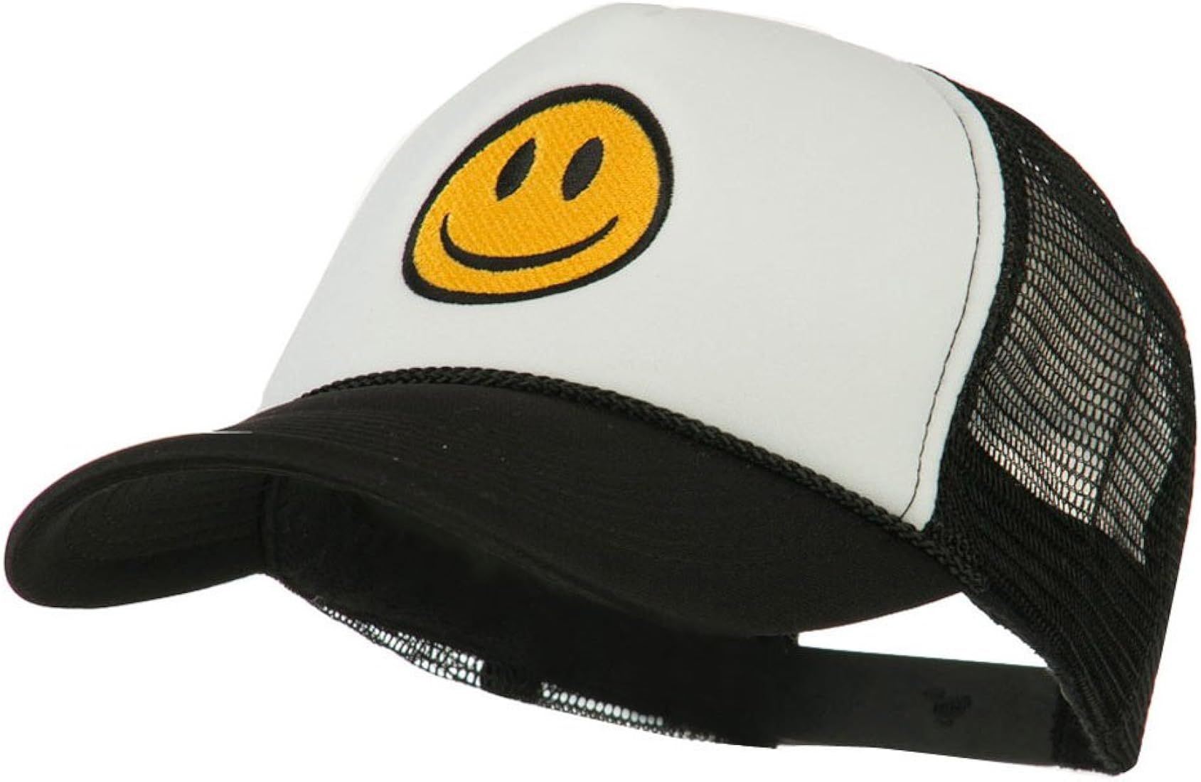 e4Hats.com Smile Face Embroidered Foam Mesh Back Cap | Amazon (US)