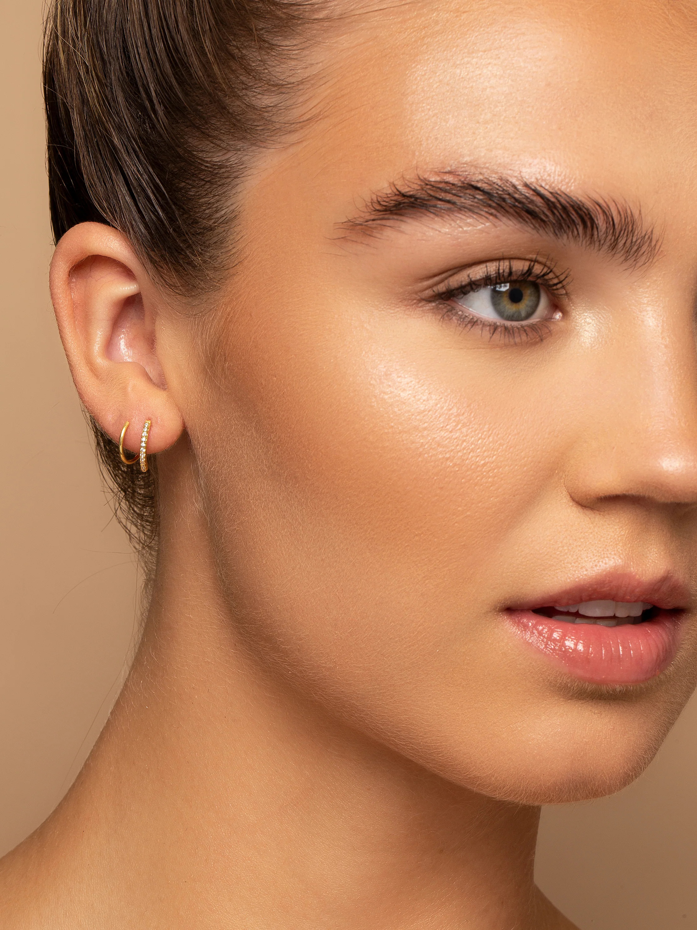 Seeing Double Spiral Hoop Earrings in Gold | Uncommon James | Uncommon James