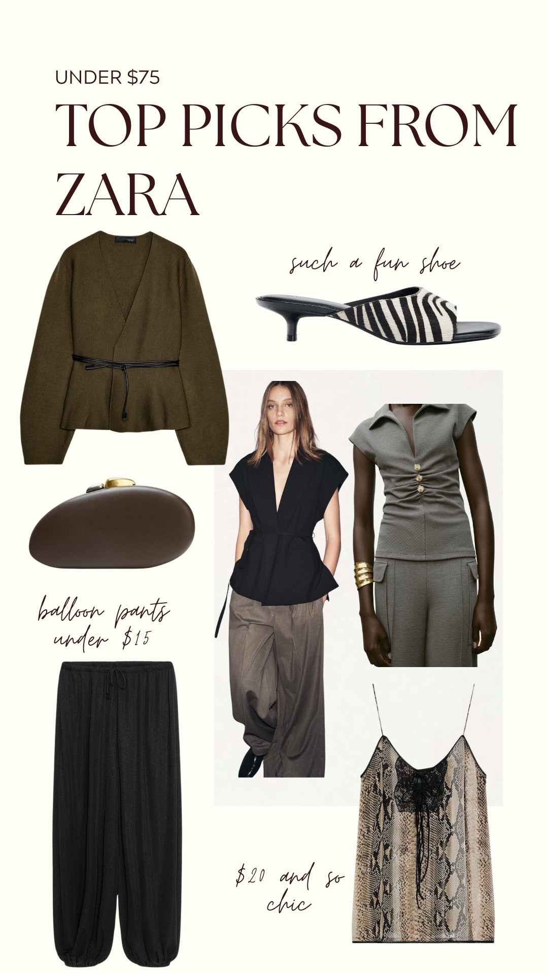 Pt. 2 of under $75 sale finds from Zara! Just obsessed with the patterns & elevated colors😍😍

#LTKootd #LTKSeasonal #LTKFindsUnder100