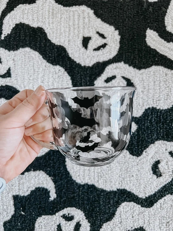 Halloween Glass Bat Mug  Halloween Bat Cup  Halloween Mug  - Etsy | Etsy (US)