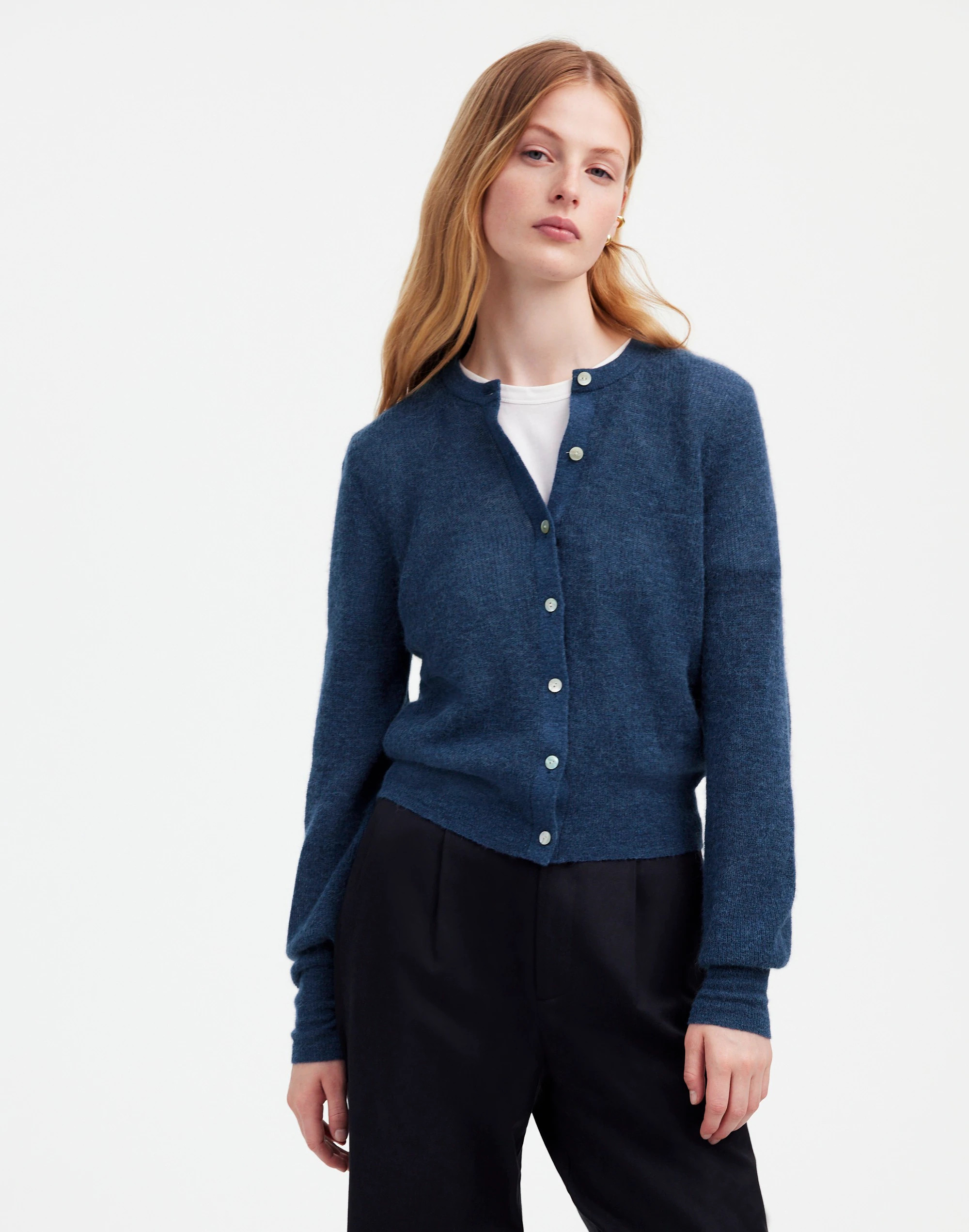 Ribbed Alpaca-Blend Cardigan Sweater | Madewell | Madewell