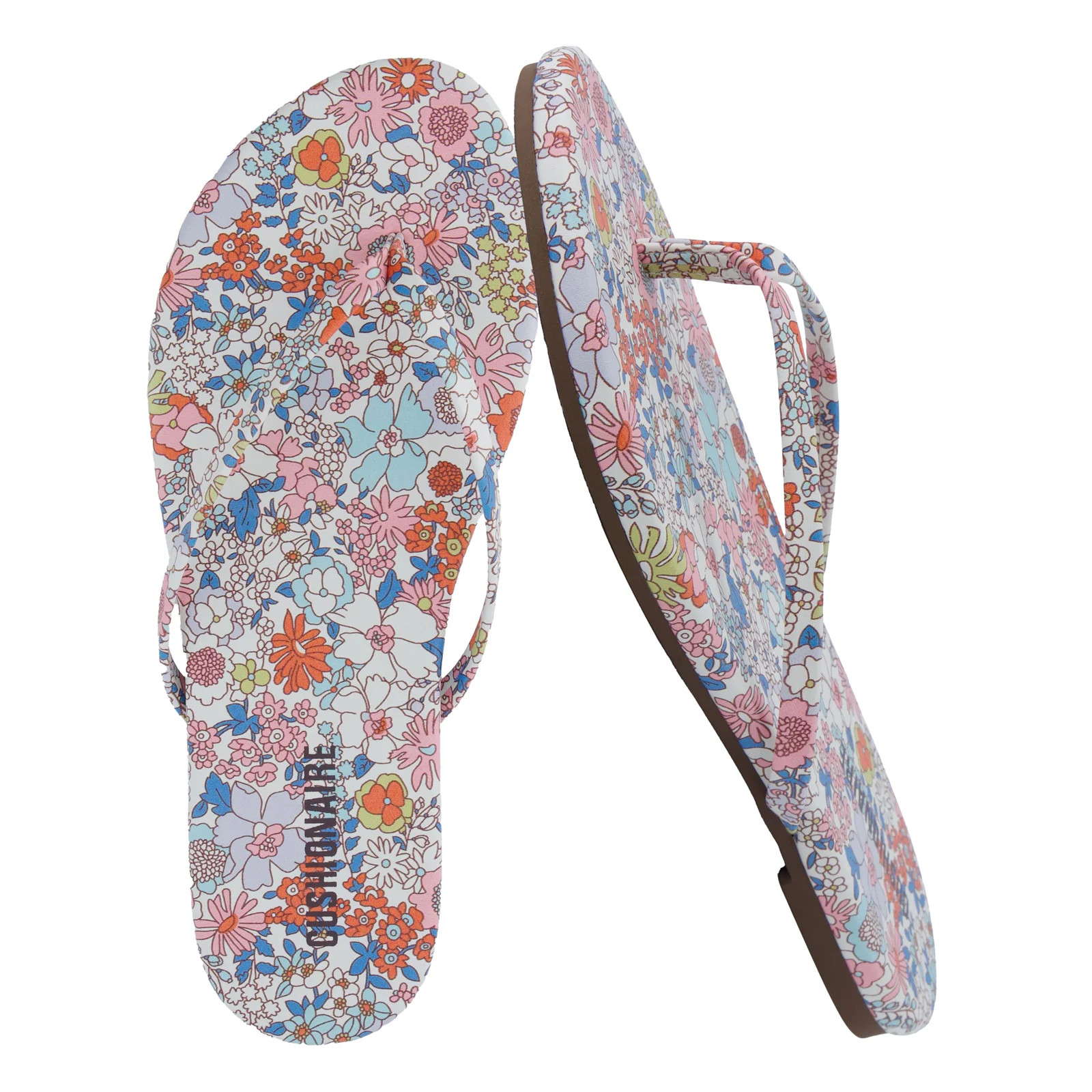 Cushionaire Cruise Lightweight Minimalist Womens Flip Flops - Comfortable Beach Sandals for Women... | Walmart (US)