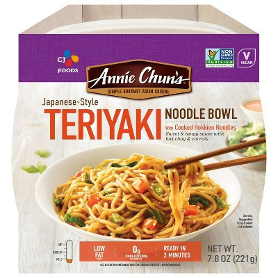 Annie Chun's Vegan Japanese Style Teriyaki Noodle Bowl - 7.8 OZ | Target