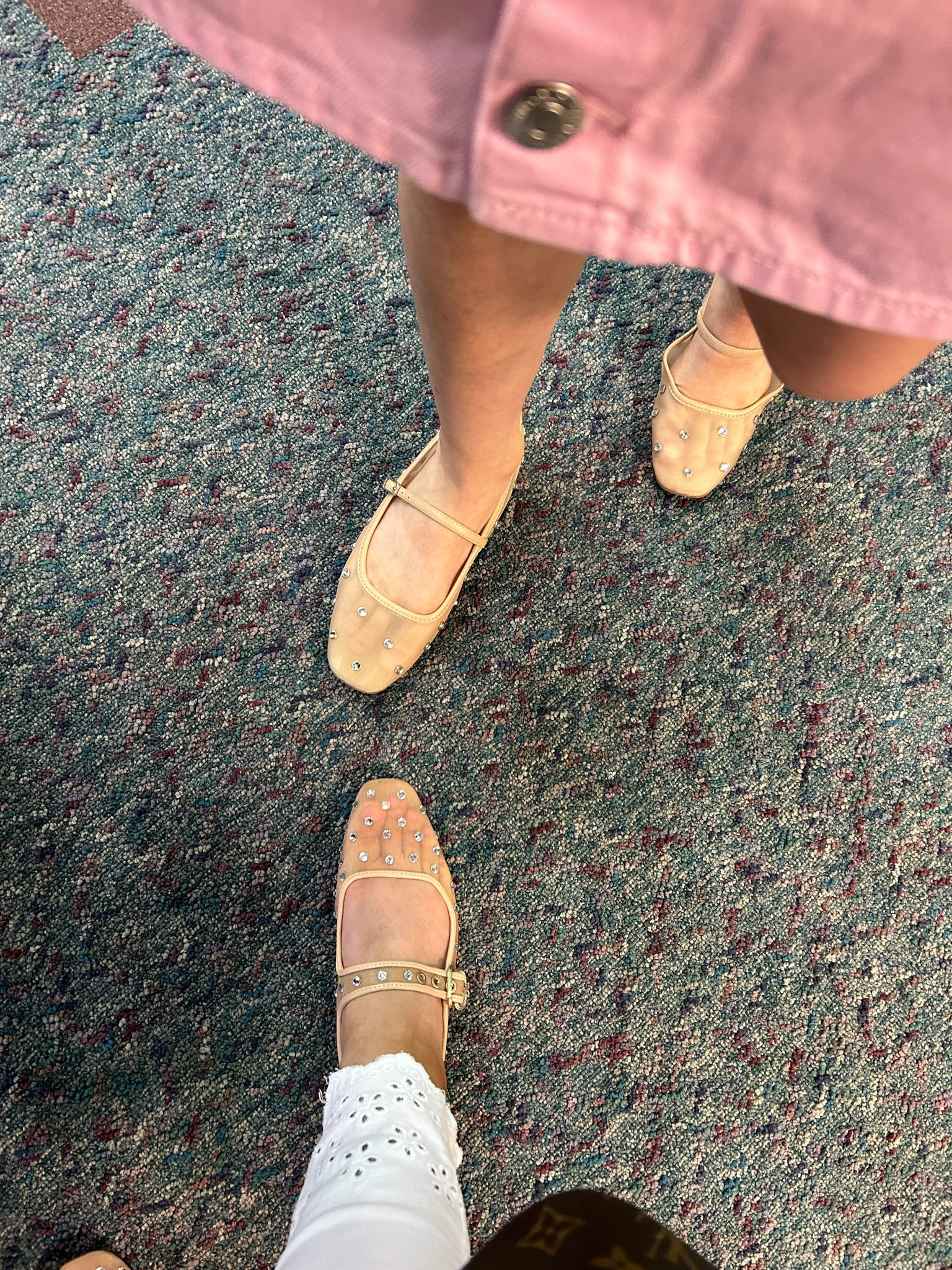 Sparkly flats
TTS
Linking mine and more affordable option!

#LTKFindsUnder50 #LTKBacktoSchool #LTKShoeCrush