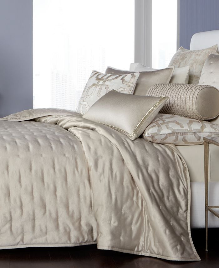 Hotel Collection Fresco Quilted Coverlet, Full/Queen, Created for Macy's & Reviews - Quilts & Bed... | Macys (US)