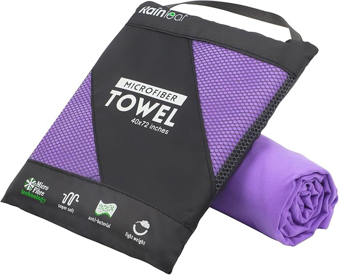Amazon.com : Rainleaf Microfiber Towel Perfect Travel & Gym & Camping Towel. Quick Dry - Super Ab... | Amazon (US)