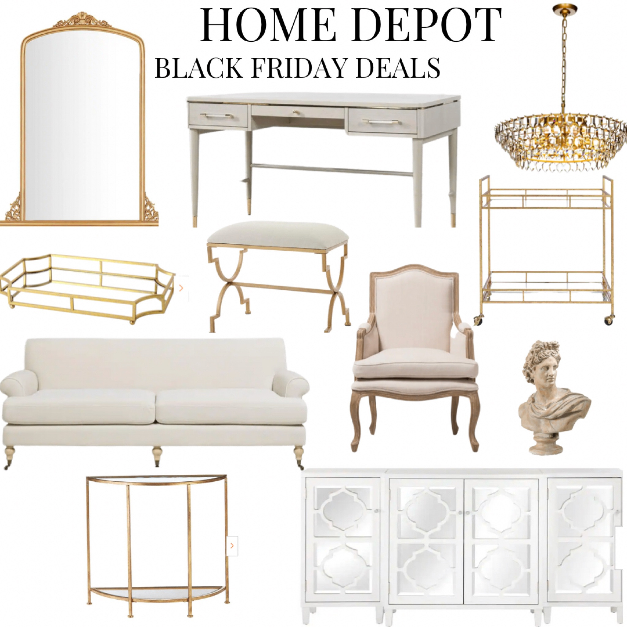 Black Friday Deals with The Home Depot!
This White Mirrored Console Table is at great price as all these beautiful pieces.
Home Decor, Home Style
Sales Alert!


#LTKsalealert #LTKhome #LTKstyletip