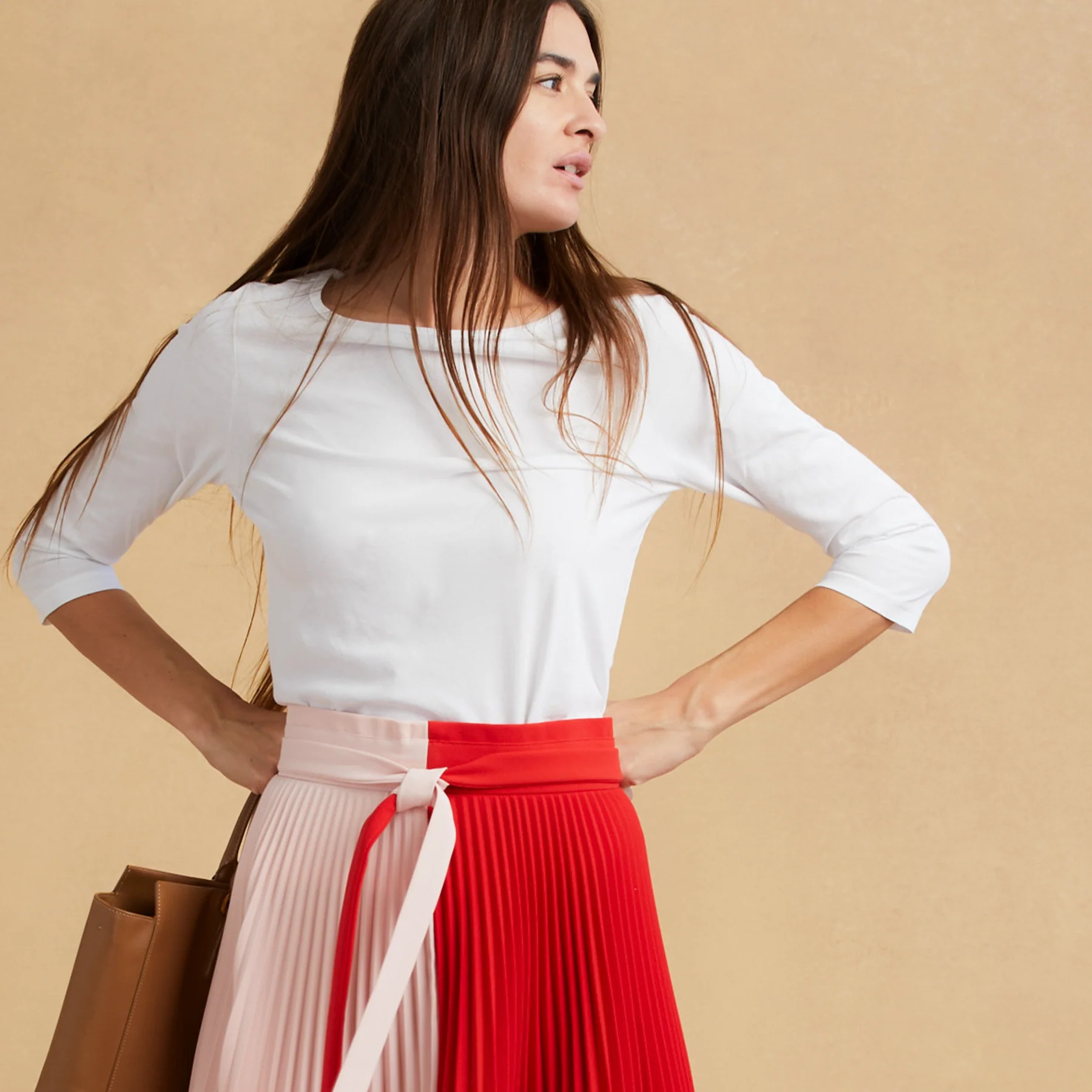 Womens 3/4 Sleeve Boat Neck T-shirt | The Classic T Shirt Company