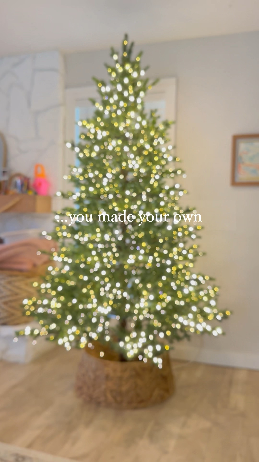 DIY viral Christmas tree 🎄✨ this video is from last year and I used 3 packs of lights, this year I added two more! 

#LTKSeasonal #LTKHoliday #LTKHome