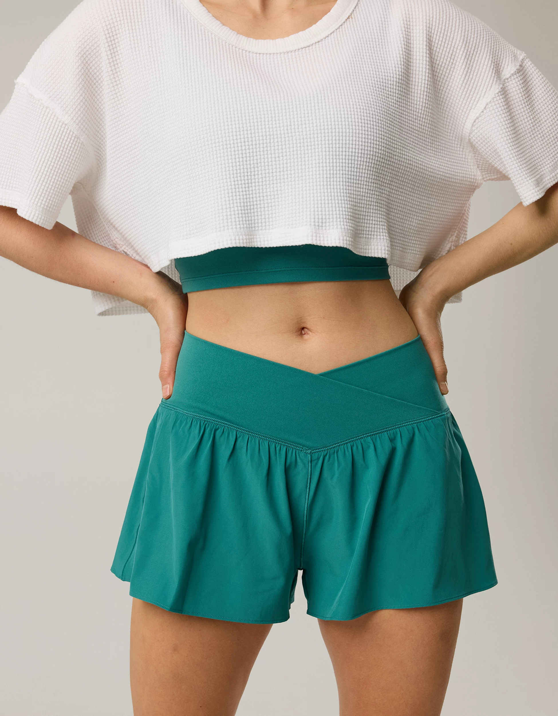 OFFLINE By Aerie Real Me Crossover Flowy Short | Aerie